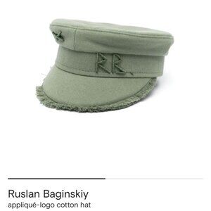 RUSLAN BAGINSKIY Raw Edge Baker Hat